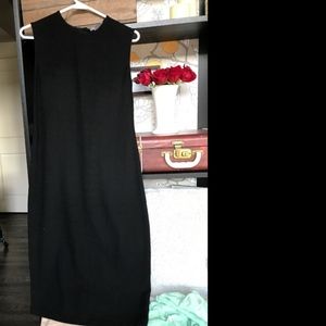 Vince Women’s Sleeveless Sheath Dress, Black, Sm